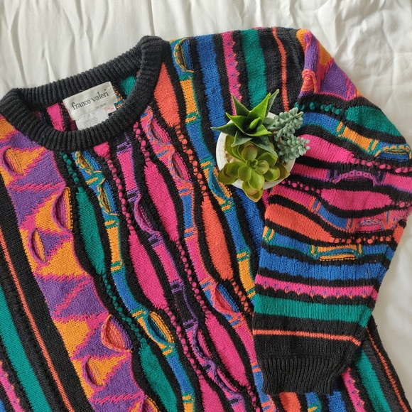 Vintage Sweaters - VINTAGE MULTI-KNIT SWEATER